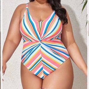 NWT Abstract One-Piece Swimsuit